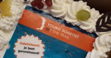 Taart voor genomineerden Young Sogetist of the Year-verkiezing