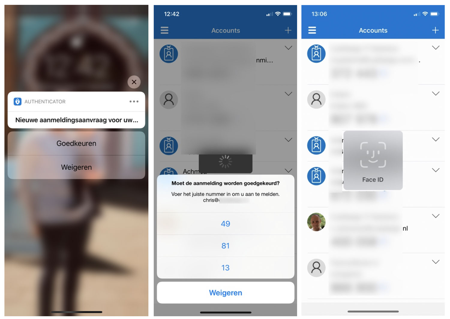Authenticatie op telefoon