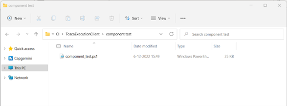 Inhoud map “component test