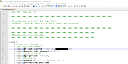 Hardcoded parameters